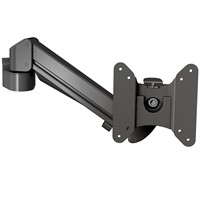 Elevate Monitor Arm 55 - 3-8 kg, gasfjädrad, skenmonterad, svart